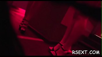 Dark sweetheart sucks white dick