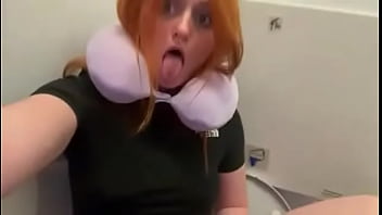 Pixie on the airplane flying to me #pee