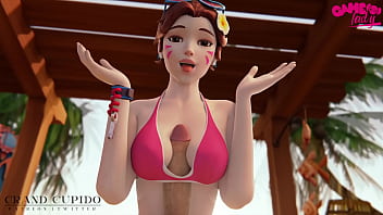 Super hot boobjob animation with overwatch Super hot boobjob animation with overwatch