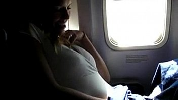 Masturbating on a plane