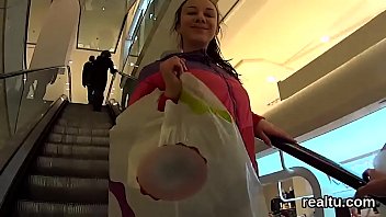 Exceptional czech chick is tempted in the shopping centre and shagged in pov