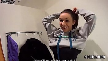 Exceptional czech chick is tempted in the shopping centre and shagged in pov