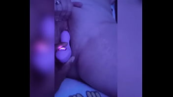 Trixy tries out her new toy