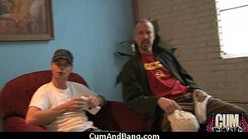 Swallowing sperm makes her horny 19