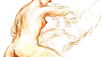 Retro erotic drawings