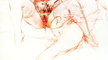 Retro erotic drawings