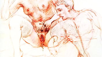 Retro erotic drawings