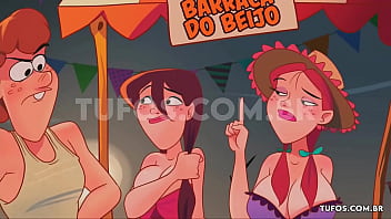 Barraca do beijo de os caipiras filminhos animação pornô