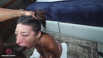 Petite braces latina facefucked