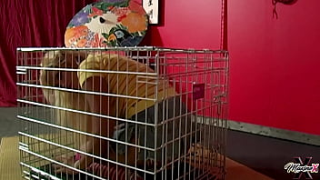 Blowing scott rhodes' dick to get out of the cage submissive maxine