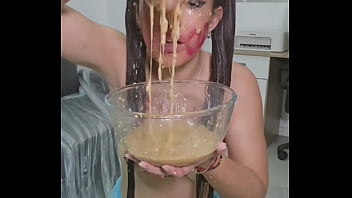 Eating junk food and then puking it all