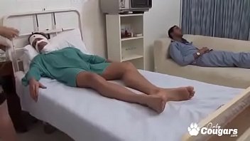 Hospital patient has her broken cock worked on by 4 sexy nurses Hospital patient has her broken cock worked on by 4 sexy nurses