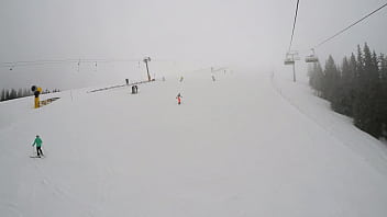 Seductive ski babes candee licious and kitana lure share cock after enjoying lesbo strap on session gp3295