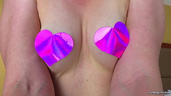 Arielle lane red micro thong try on 4k