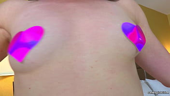 Arielle lane red micro thong try on 4k