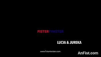 Lezzie kitten gets her hairless twat and ass hole fist fucked Lezzie kitten gets her hairless twat and ass hole fist fucked