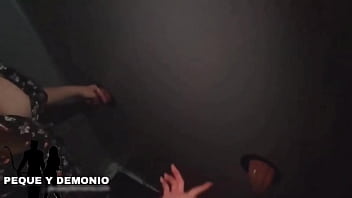 These 2 strangers fill me with cum in a swinger club