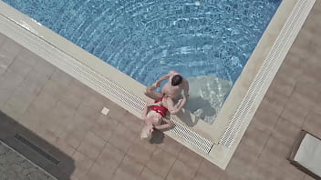 Melissa fucks sam around the island