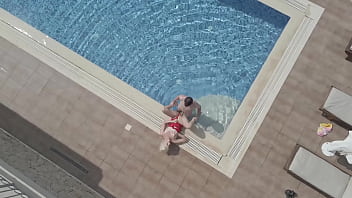 Melissa fucks sam around the island