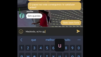Comendo a madrasta gostosa depois do trabalho no imvu
