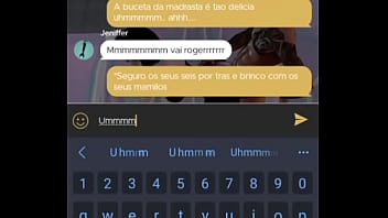 Comendo a madrasta gostosa depois do trabalho no imvu