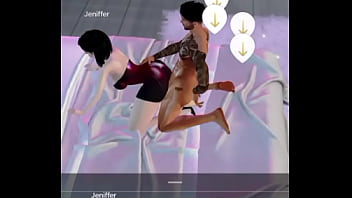 Comendo a madrasta gostosa depois do trabalho no imvu