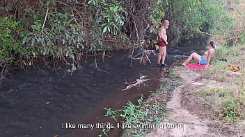 A meeting between strangers at the creek ends in unexpected sex