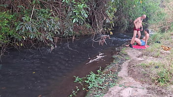 A meeting between strangers at the creek ends in unexpected sex