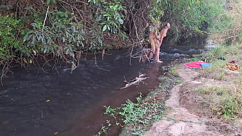 A meeting between strangers at the creek ends in unexpected sex