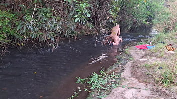 A meeting between strangers at the creek ends in unexpected sex