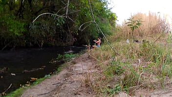 A meeting between strangers at the creek ends in unexpected sex