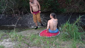 A meeting between strangers at the creek ends in unexpected sex