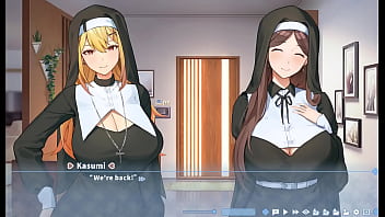 Summer clover harem hentai game ep 19 cute day for the 3 nuns