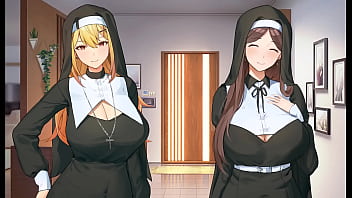 Summer clover harem hentai game ep 19 cute day for the 3 nuns