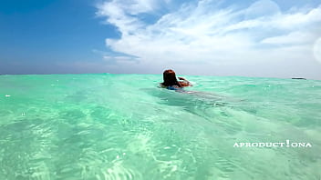 On the beach with marina gold On the beach with marina gold