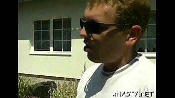 Lovely blonde maiden marlen performs cock licking session