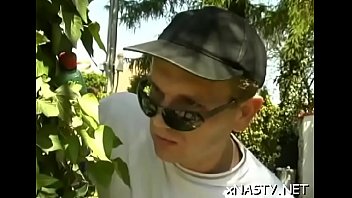 Lovely blonde maiden marlen performs cock licking session