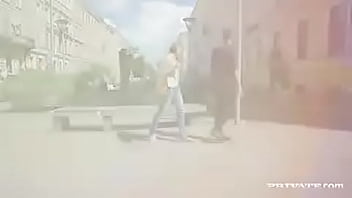 Cute girl picks up a guy on the street for hardcore sex