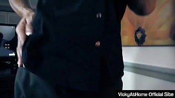 Dominatrix vicky vette strips naked and send some dirty pictures