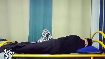 Dedeando a linda azafata antes de cogérmela clip