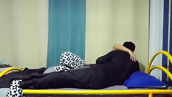 Dedeando a linda azafata antes de cogérmela clip