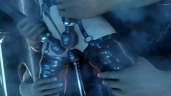 Tifa getting fucked by toy