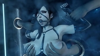 Tifa getting fucked by toy