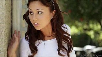 Blonde and brunette have first time lesbian experience