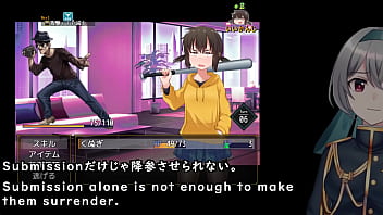 She goes up against the men alone but 3 4