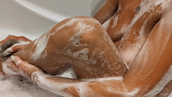 Watch my stunning stepsister wanna enjoy she's tanned d body