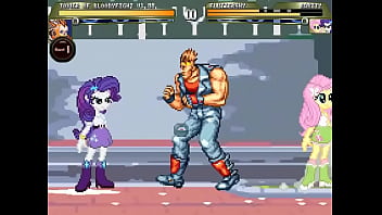 Equestria girls mugen orgy in street