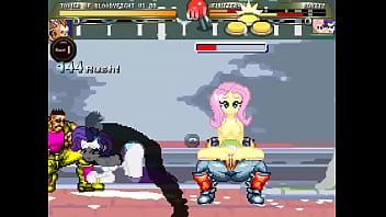 Equestria girls mugen orgy in street
