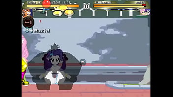 Equestria girls mugen orgy in street