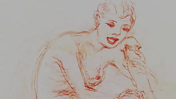 Retro erotic art